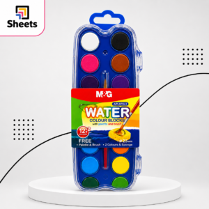 ألوان مائية| M&G Water Colour Blocks – 12+2 Colours