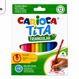 ألوان خشبية Carioca Tita | Coloured Pencils – 12 Colours