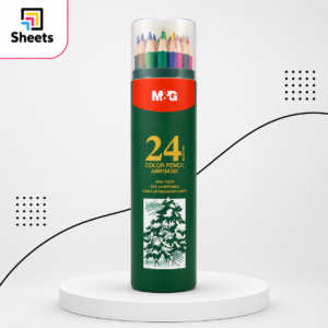 ألوان خشبية M&G كبيرة الحجم | Coloured Pencils – 24 Colours
