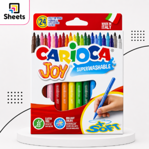 فلوماستر سوفت Super Washable Carioca | Carioca Joy Super Washable Soft Markers – 24 Colours