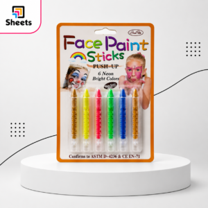 ألوان وجه ستيك HuaBa | Face Paint Sticks – 6 Colours