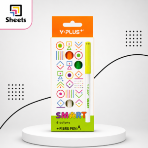 فلوماستر| Y-PLUS Smart Fibre Pens – 6 Colours