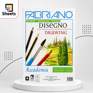 Fabriano Accademia Drawing Pad – A3 (140gsm, 20 Sheets) | اسكتش رسم أبيض  A3 