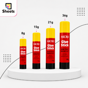 Micro Glue Stick | لاصق ورق ستيك – أحجام متعددة