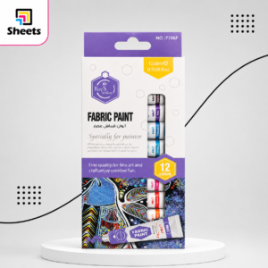 Keep Smiling Fabric Colours – 12 Colours | ألوان قماش  12 لون
