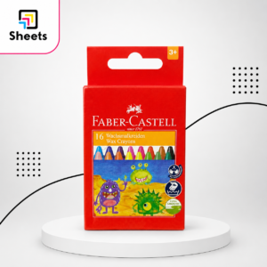 ألوان شمع Faber-Castell – 16 لون (Smooth)