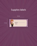 Supplies Labels - 50 Pcs - Image 2