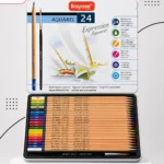 Bruynzeel Watercolour Pencils with Brush – 24 Colours