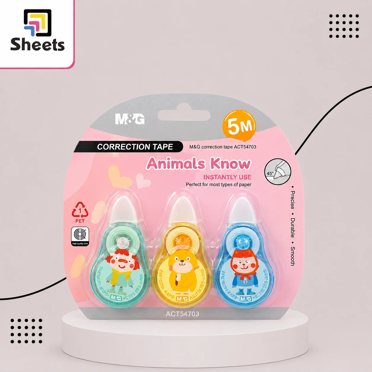 ChatGPT-Image-Jul-11-2026-12_17_10-PM M&G Animals Know Correction Tape – Pack of 3 - Image 1