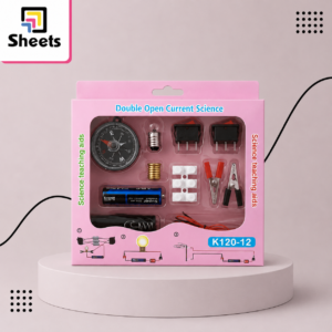 دائرة كهربائية تعليمية بمصباح وبوصلة | Electric Circuit Science Kit with Bulb & Compass