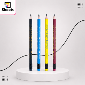 Panther Jumbo Triangular HB Pencil |  قلم رصاص بأستيكة  Jumbo Triangular HB