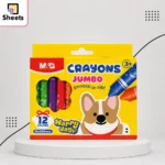 M&G Jumbo Crayons – 12 Colours