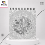 Mandalas Colouring Book – Geometric Designs (20 Pages) - Image 2