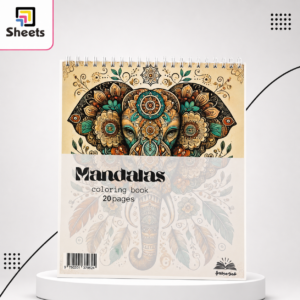 Mandalas Colouring Book – Animal Designs (20 Pages) | كتاب ماندالا للتلوين – ماندالا الحيوانات (20 صفحة)