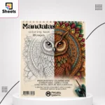 Mandalas Colouring Book – Owl Designs (20 Pages)