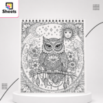 Mandalas Colouring Book – Owl Designs (20 Pages) - Image 2