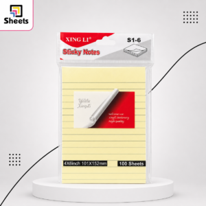 Xingli S1-6 Sticky Notes (Lined) | ستيكي نوت مسطر 