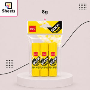 Deli Glue Stick Pack – 3 × 8g | لاصق – 3 قطع × 8 جم