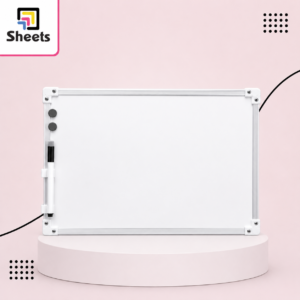 A-Class White Board 30 × 20 cm with Marker & Magnets | سبورة وايت بورد مقاس 30 × 20 سم مع قلم ومغناطيس