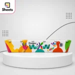 Moon EDU Finger Paint Cups – 6 Colours