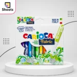 Carioca Fabric Markers Maxi Tip – 12 Colours