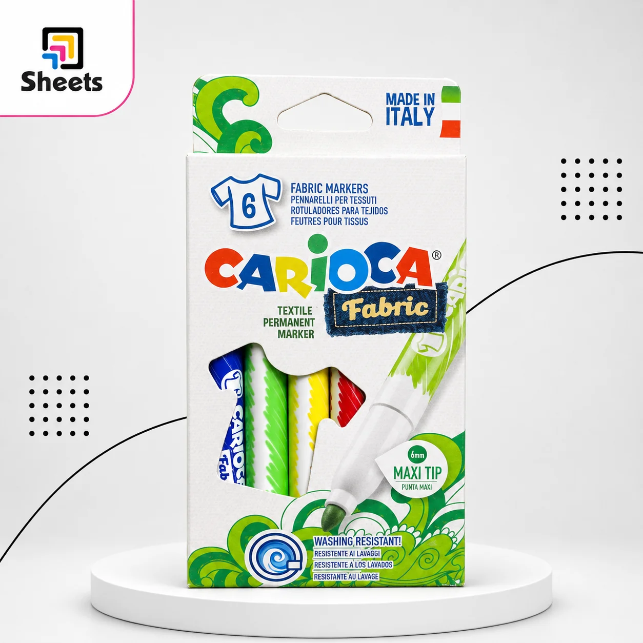 ChatGPT-Image-Jun-21-2026-03_05_40-PM Carioca Fabric Liner Fine Tip – 10 Colours - Image 1