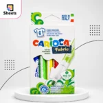 Carioca Fabric Markers Maxi Tip – 6 Colours
