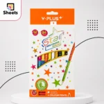 Y-PLUS Triangular Double-Sided Colour Pencils – 24 Colours