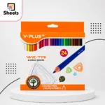 Y-PLUS WE-TRI Triangular Colour Pencils – 24 Colours