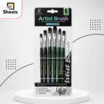 Artist Brush Set – 6 Mixed Brushes