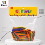 CraftLand Mini Coloured Craft Sticks