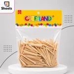 CraftLand Mini Wooden Craft Sticks