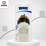 Artist Flat Brush Set – 12 Brushes