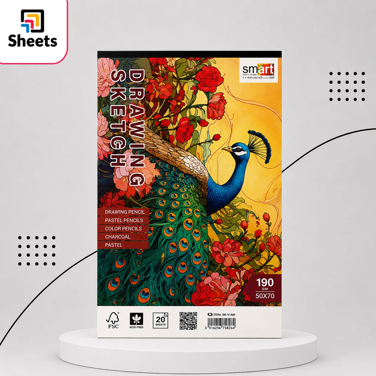 ChatGPT-Image-Jun-24-2026-02_30_44-PM Sketch Pad(50×70 cm) Smart – 190gsm (20 Sheets) - Image 1