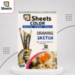 Coloured(25×35 cm)Sketch Pad– 150gsm (12 Sheets)