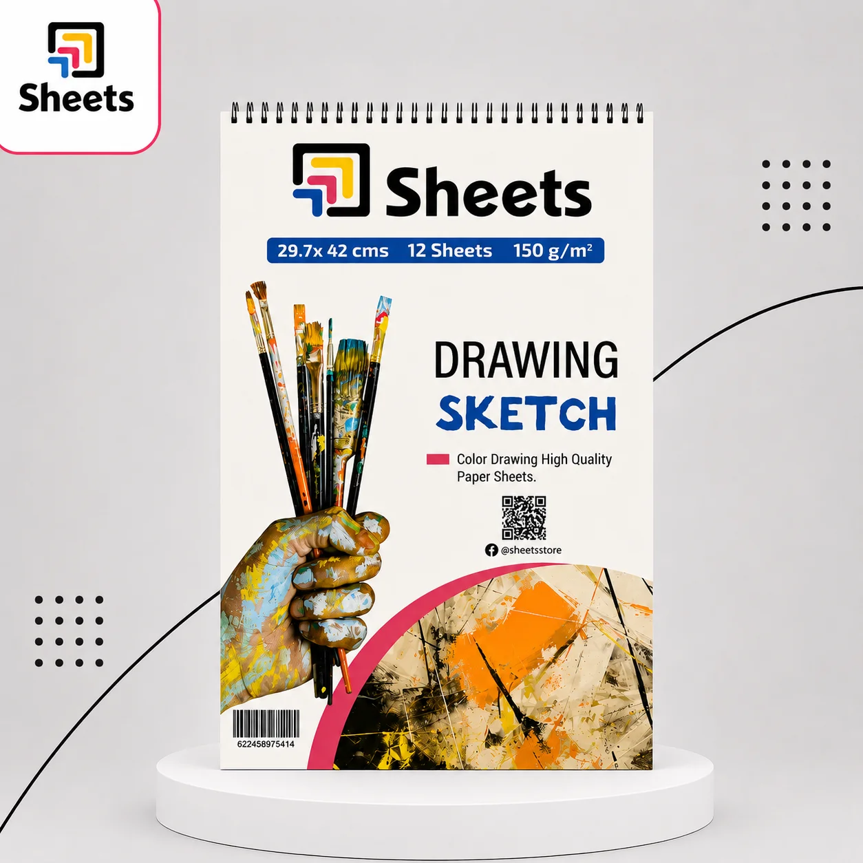 ChatGPT-Image-Jun-24-2026-04_11_00-PM Coloured(29.7×42 cm)Sketch Pad – A3 (150gsm, 12 Sheets) - Image 1