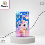 Wide Magnetic Pencil Case – Cute Unicorn Bubble Tea | مقلمة مغناطيس عريضة – يونيكورن مع بابل تي