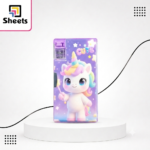 Wide Magnetic Pencil Case – Cute Unicorn | مقلمة مغناطيس عريضة – يونيكورن 