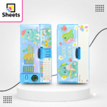 Magnetic Pencil Case with Compass – Cute Dinosaur | مقلمة مغناطيس مع بوصلة – ديناصور لطيف