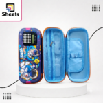 3D Pencil Case with Calculator – Space | مقلمة بآلة حاسبة – الفضاء