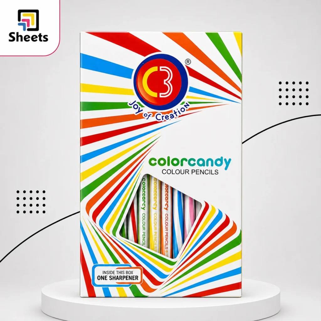 Color Candy Coloured Pencils – 12 Colors