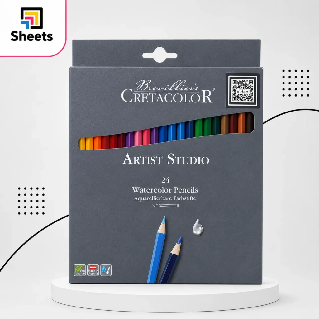 Cretacolor Artist Studio Watercolor Pencils – 24 Colors