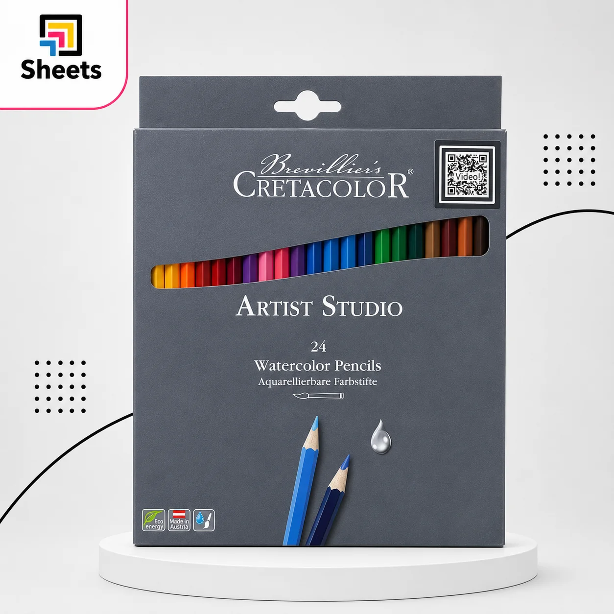 Cretacolor Artist Studio Watercolor Pencils – 24 Colors Cretacolor Artist Studio Watercolor Pencils – 24 Colors