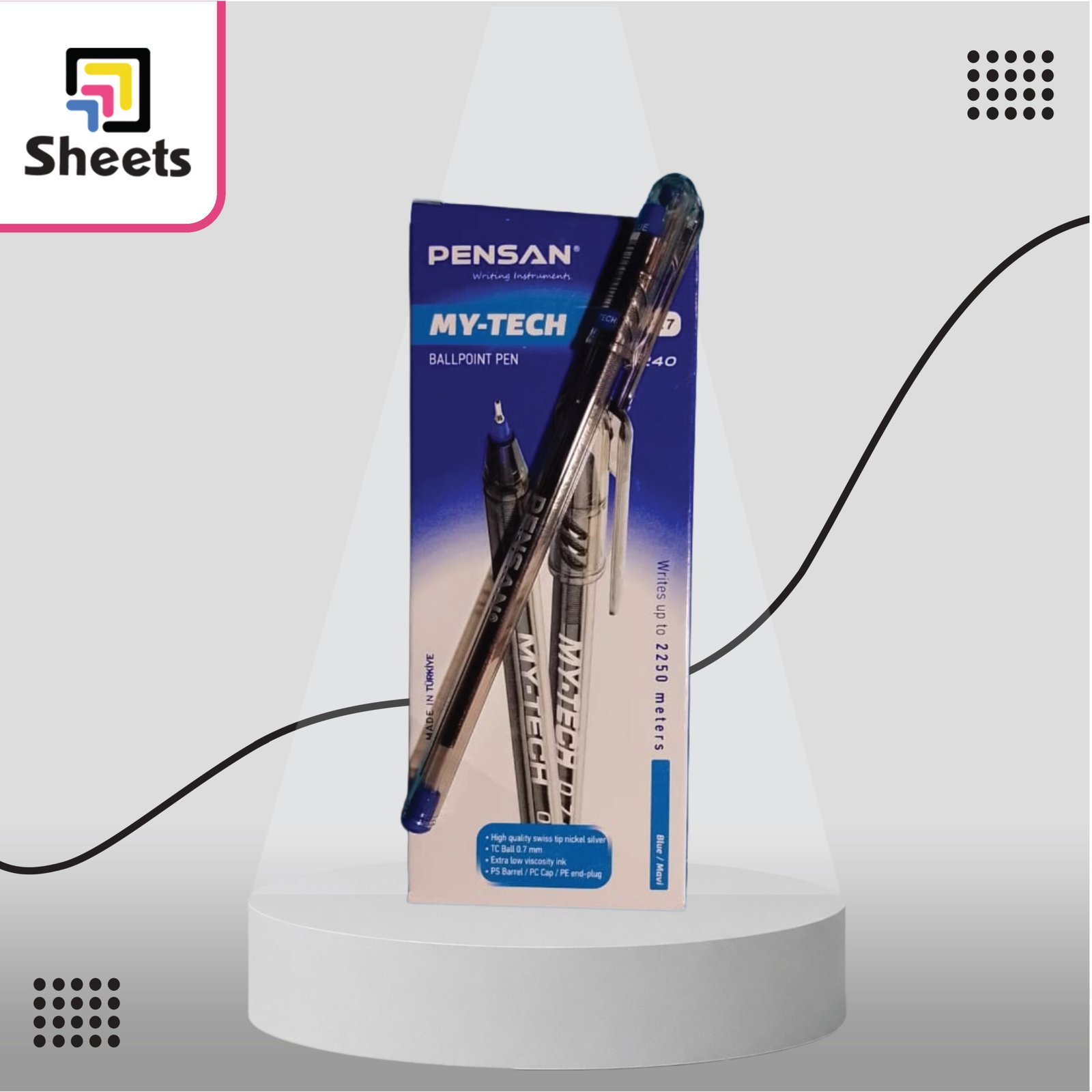 Design Form1_Page_29 Pensan My-Tech Ballpoint Pen | قلم جاف ازرق - Image 1