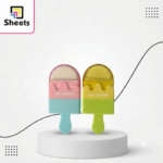 Ice Cream Eraser with Single Hole Sharpener | استيكة مع براية عين واحدة شكل آيس كريم