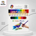 Hong Wei Coloured Pencils – 12 Colors (Short)
