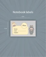 Notebook Labels - 30 Pcs - Image 18