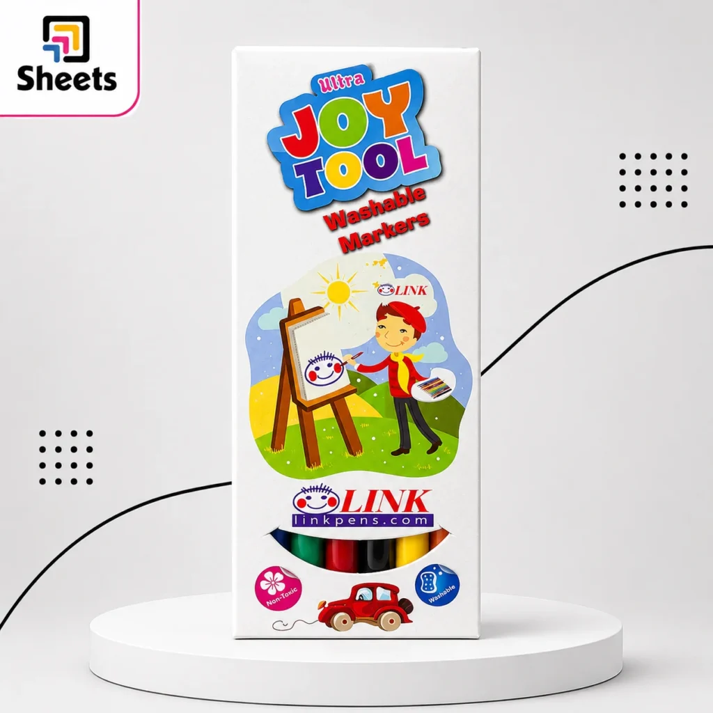 Link Joy Tool Washable Markers – 6 Colours