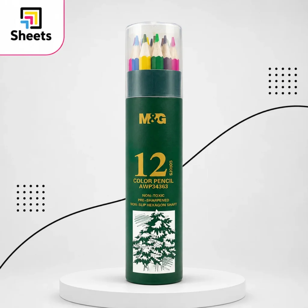 M&G Coloured Pencils – 12 Colors