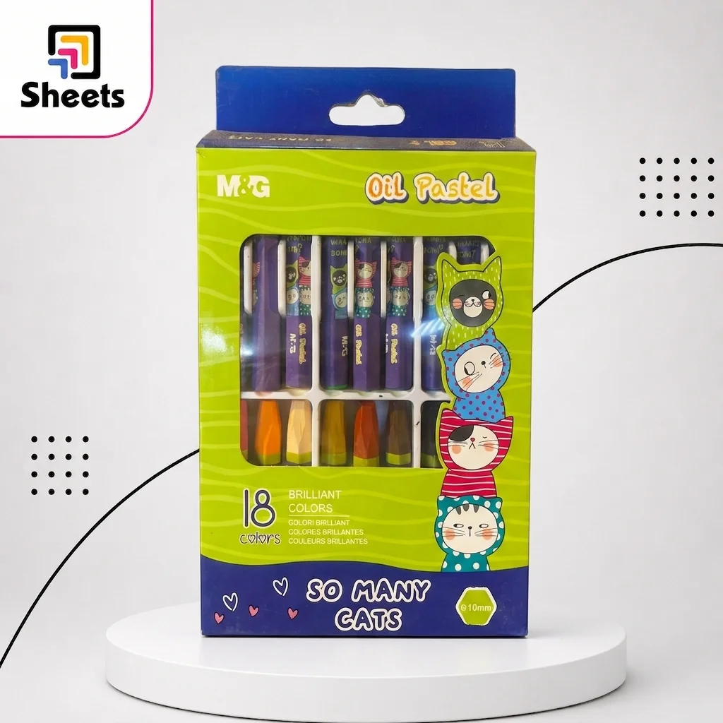 M&G Oil Pastels – 18 Colors